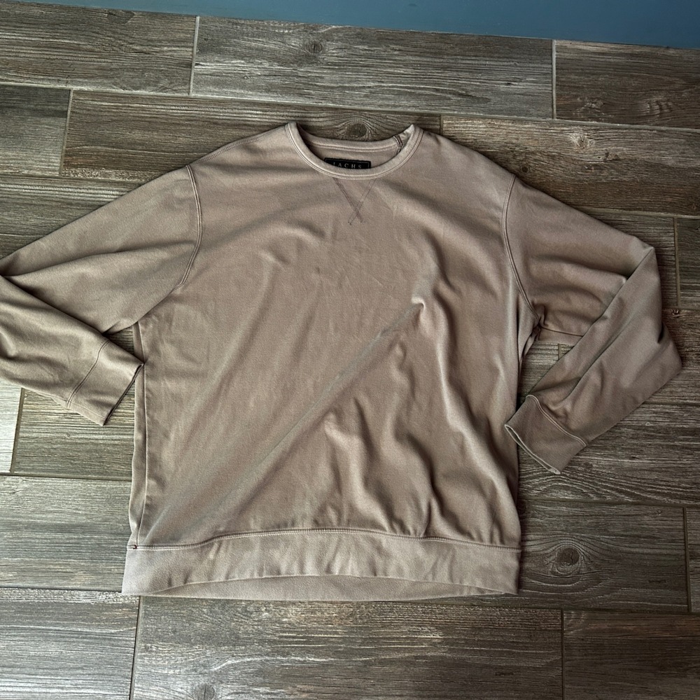 JACHS New York Mens Premium Outdoor Purveyors Stone Crewneck Longsleeve Shirt XL